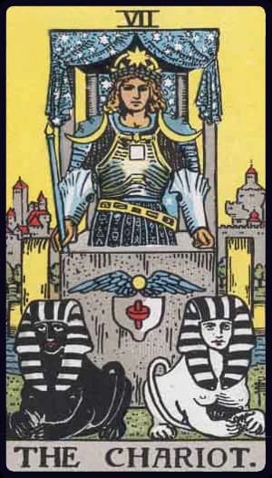 The Chariot tarot card